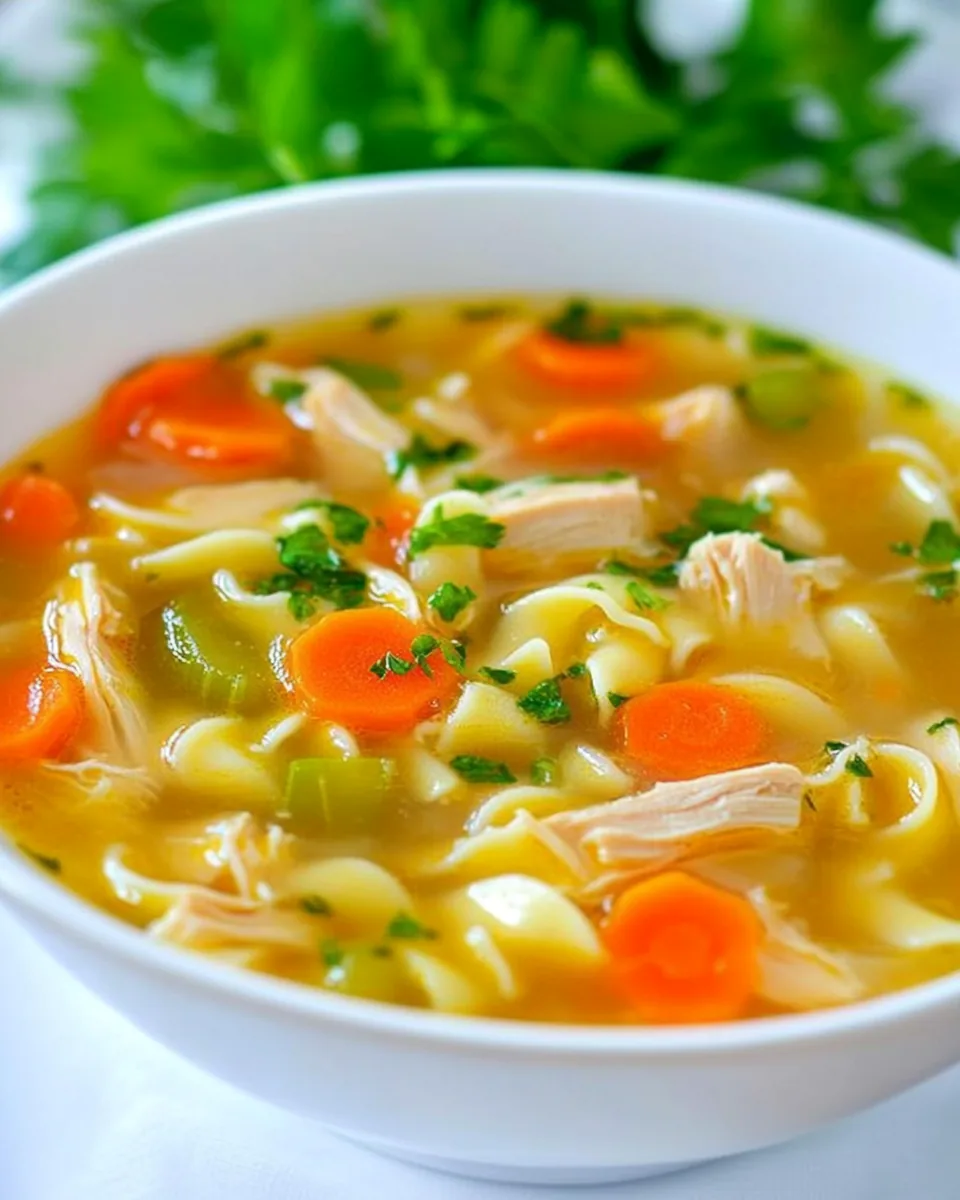 Slow Cooker Chicken Noodle Soup