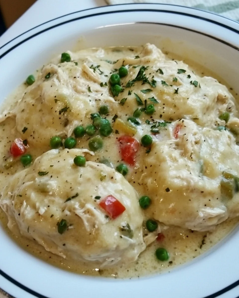 Slow Cooker Chicken and Dumplings