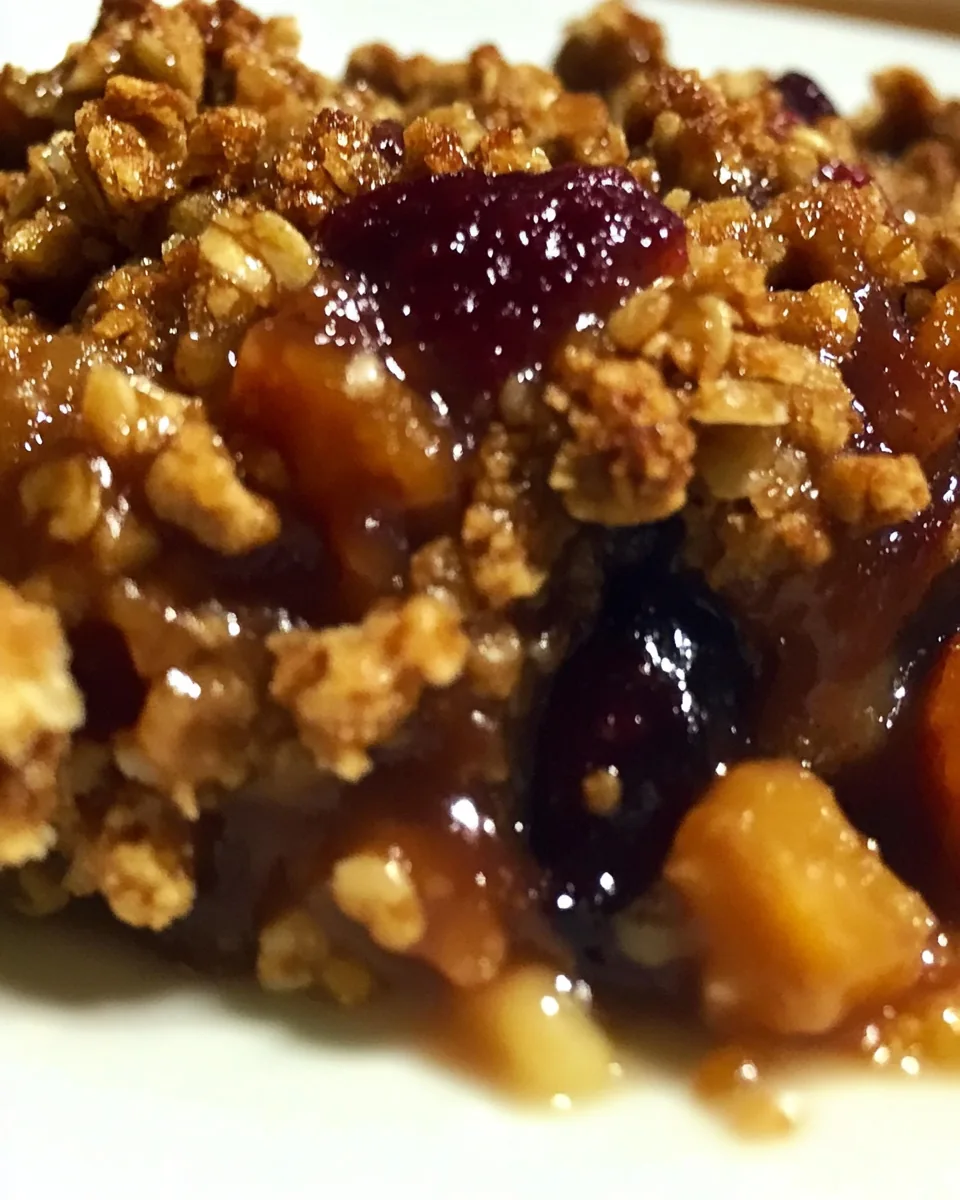Slow Cooker Fruit Crisp