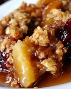 Slow Cooker Fruit Crisp