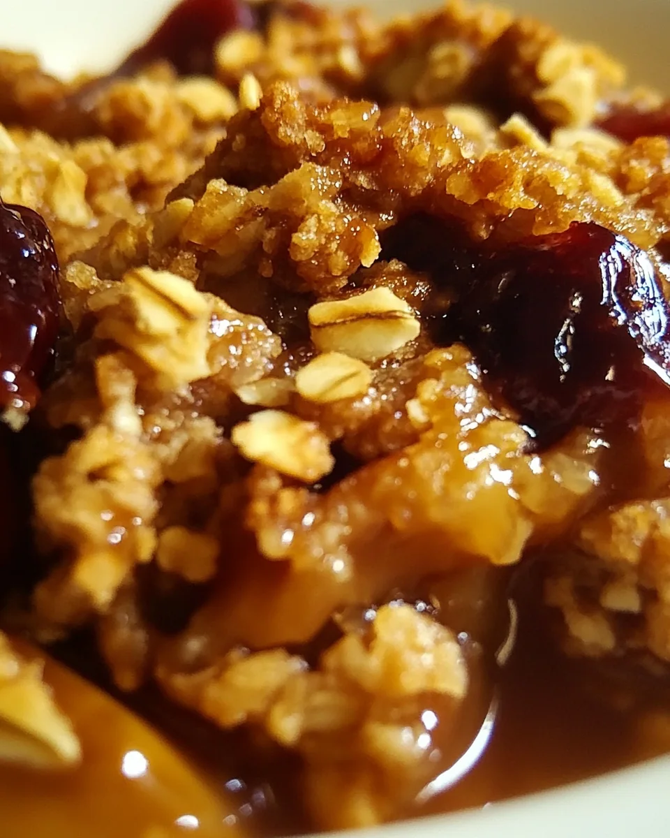 Slow Cooker Fruit Crisp