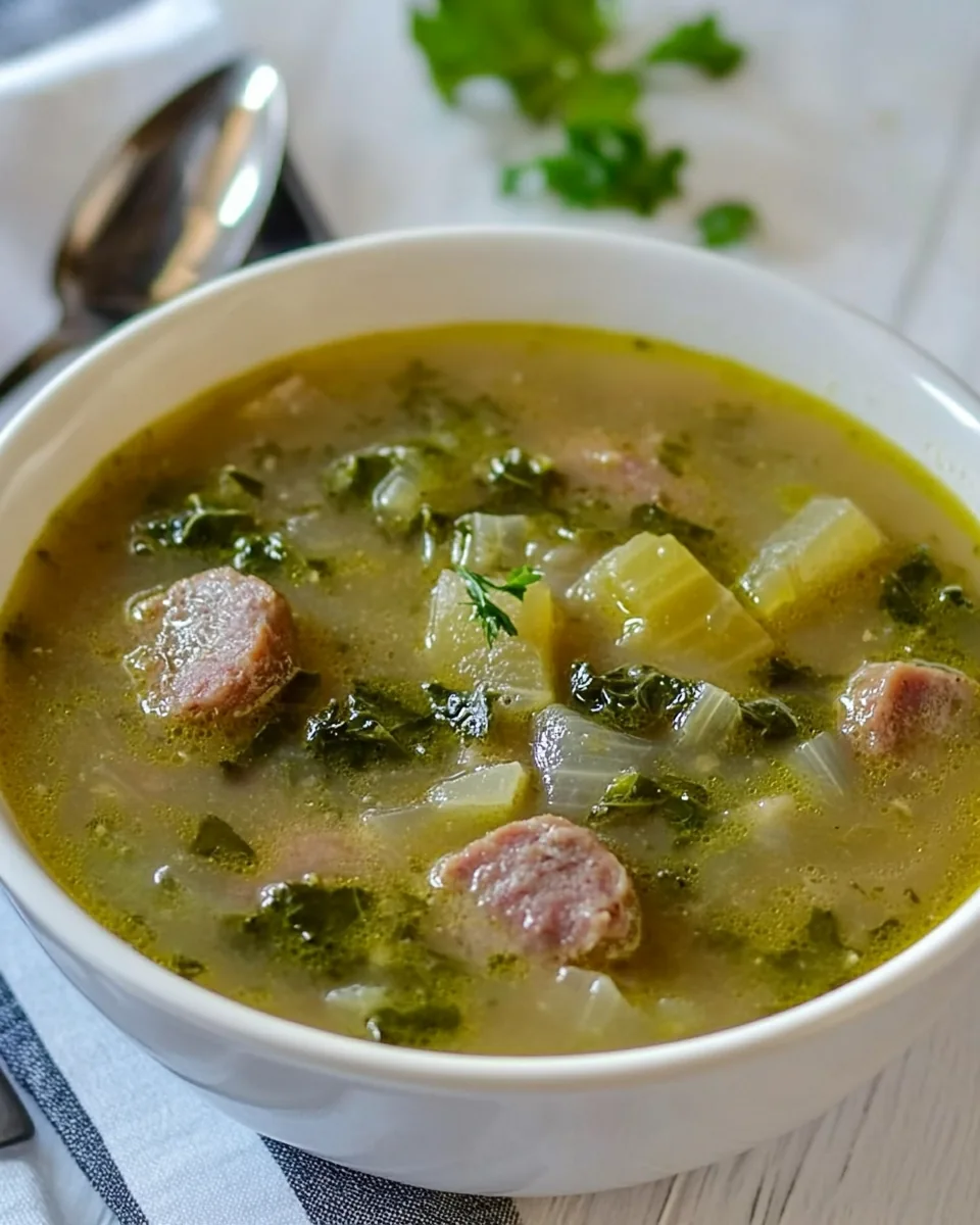 Slow Cooker Kale and Sausage Soup