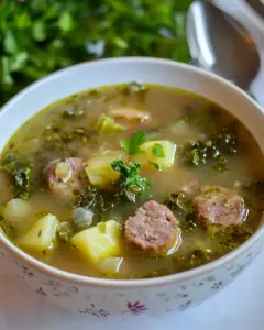 Slow Cooker Kale and Sausage Soup