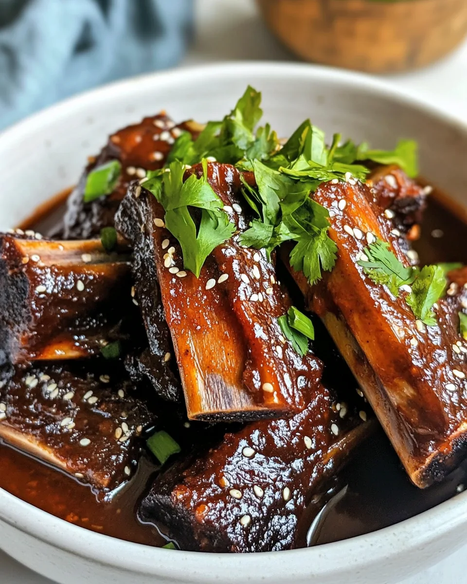 Slow Cooker Korean Short Ribs