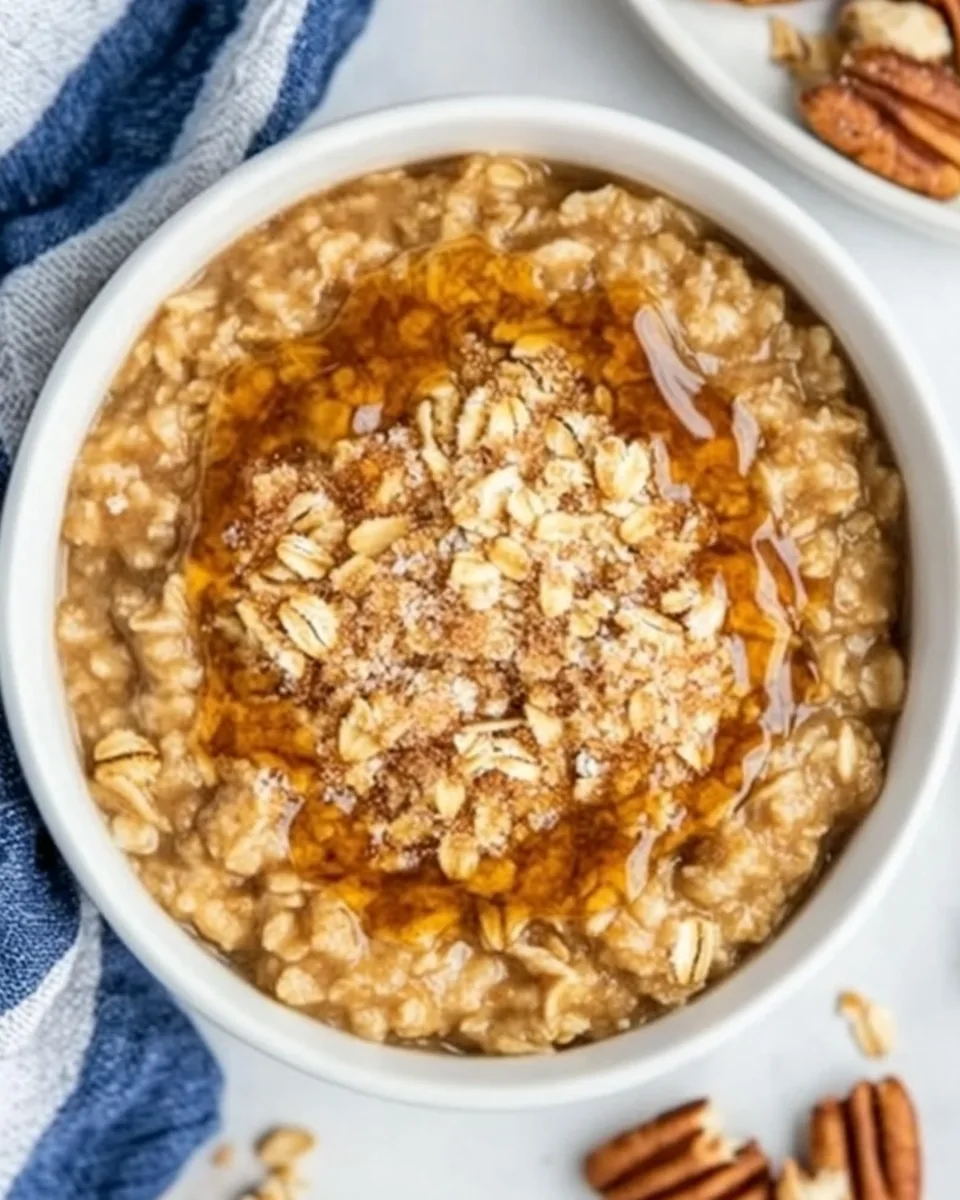 Slow Cooker Maple Brown Sugar Oatmeal