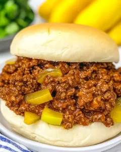 Slow Cooker Mississippi Sloppy Joes