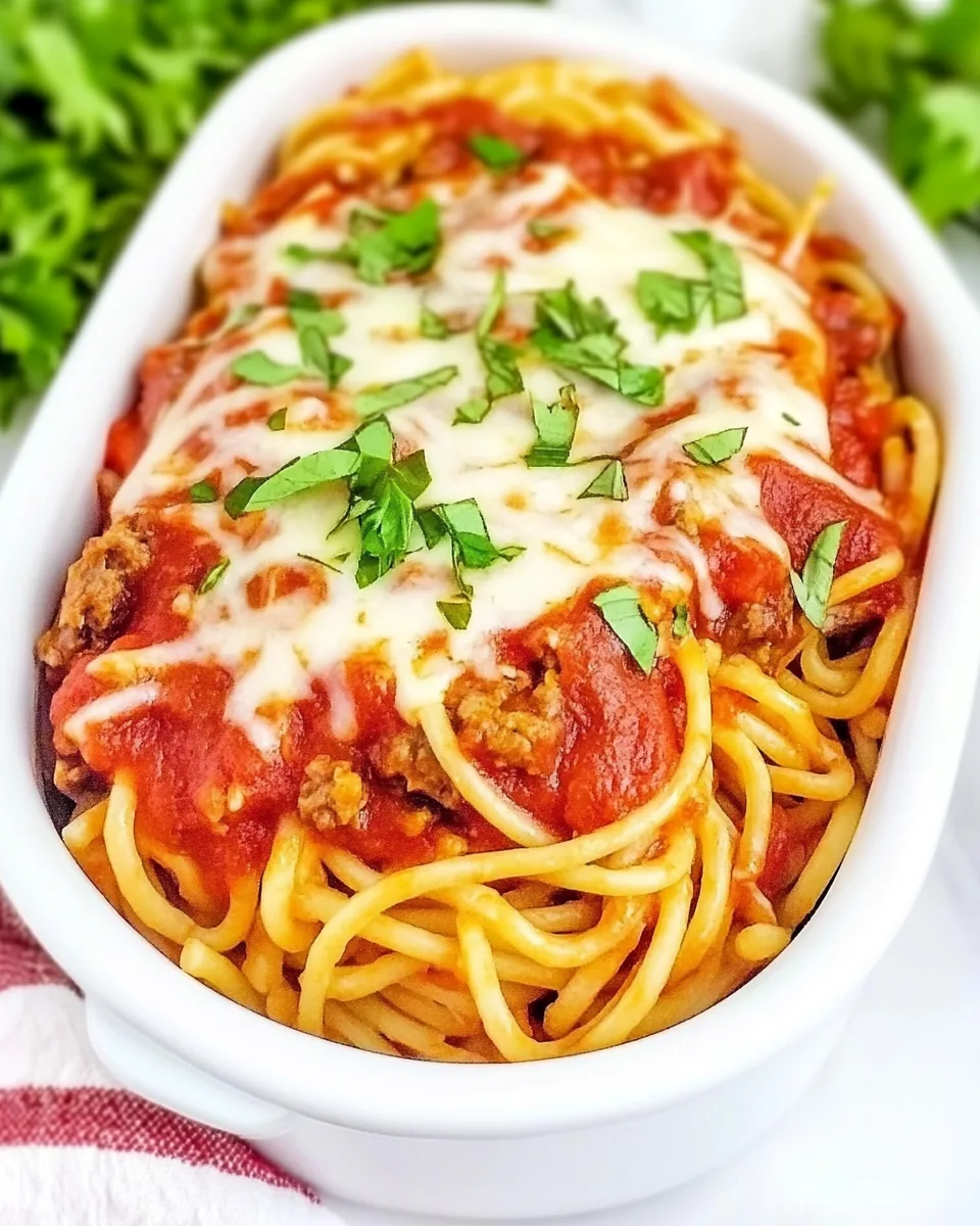 Slow Cooker Parmesan Garlic Pizza Pasta