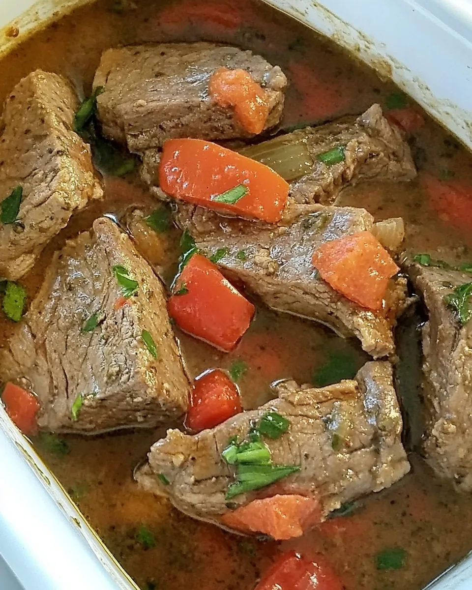 Slow Cooker Peppered Steak