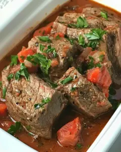 Slow Cooker Peppered Steak