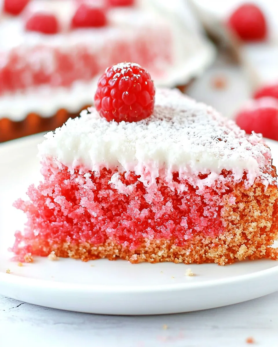 Slow Cooker Raspberry Cake