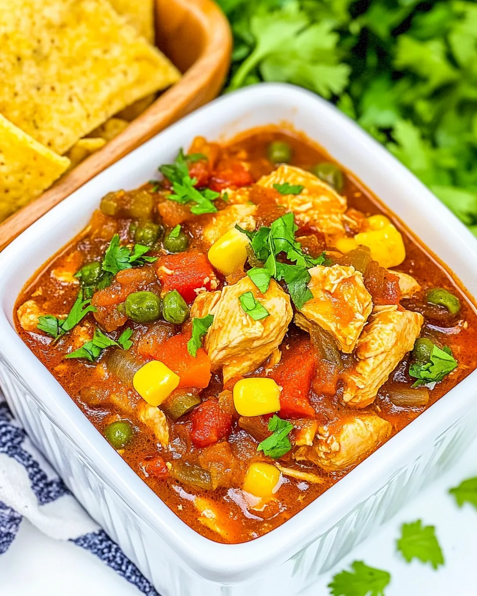 Slow Cooker Spicy Chicken Stew