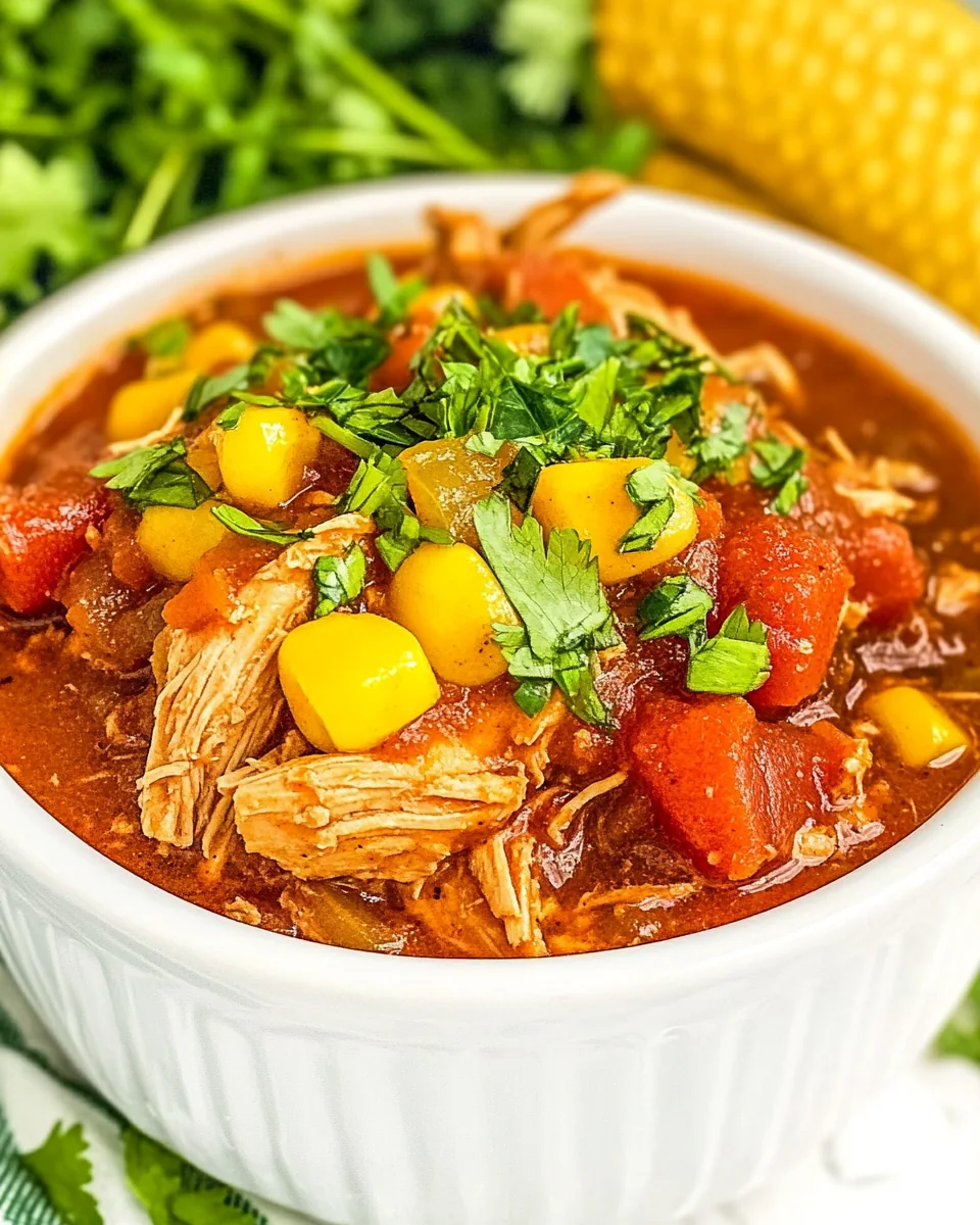 Slow Cooker Spicy Chicken Stew