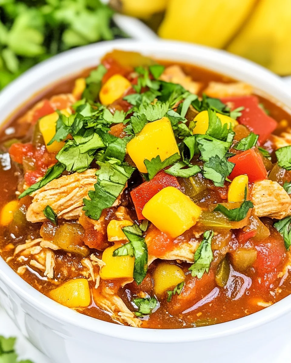 Slow Cooker Spicy Chicken Stew