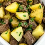Slow Cooker Steak and Potatoes