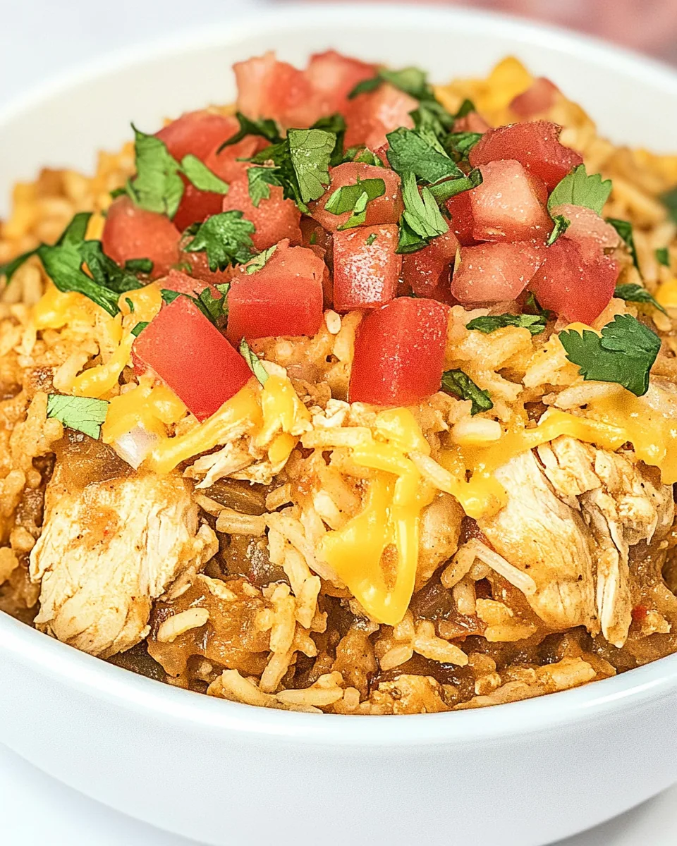 Slow Cooker Taco Chicken Rice