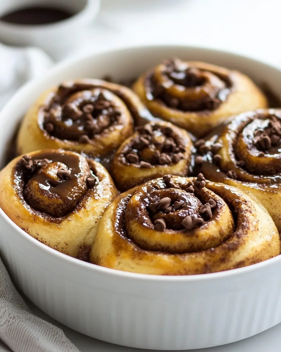 Small Batch Chocolate Cinnamon Rolls
