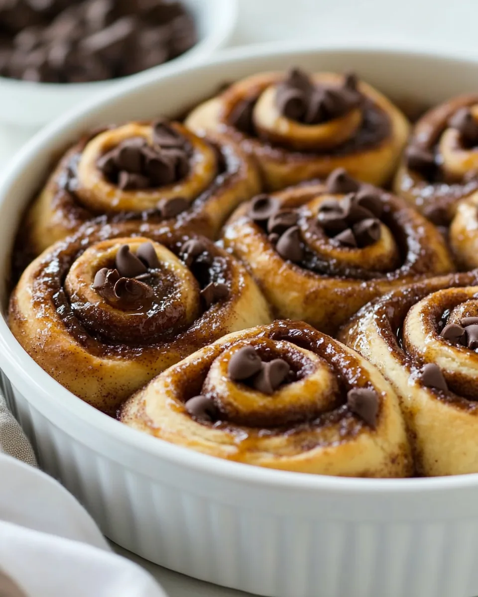 Small Batch Chocolate Cinnamon Rolls