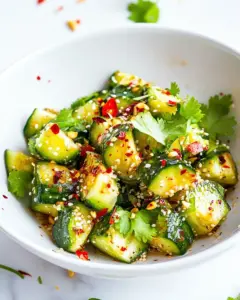 Smashed Cucumber Salad