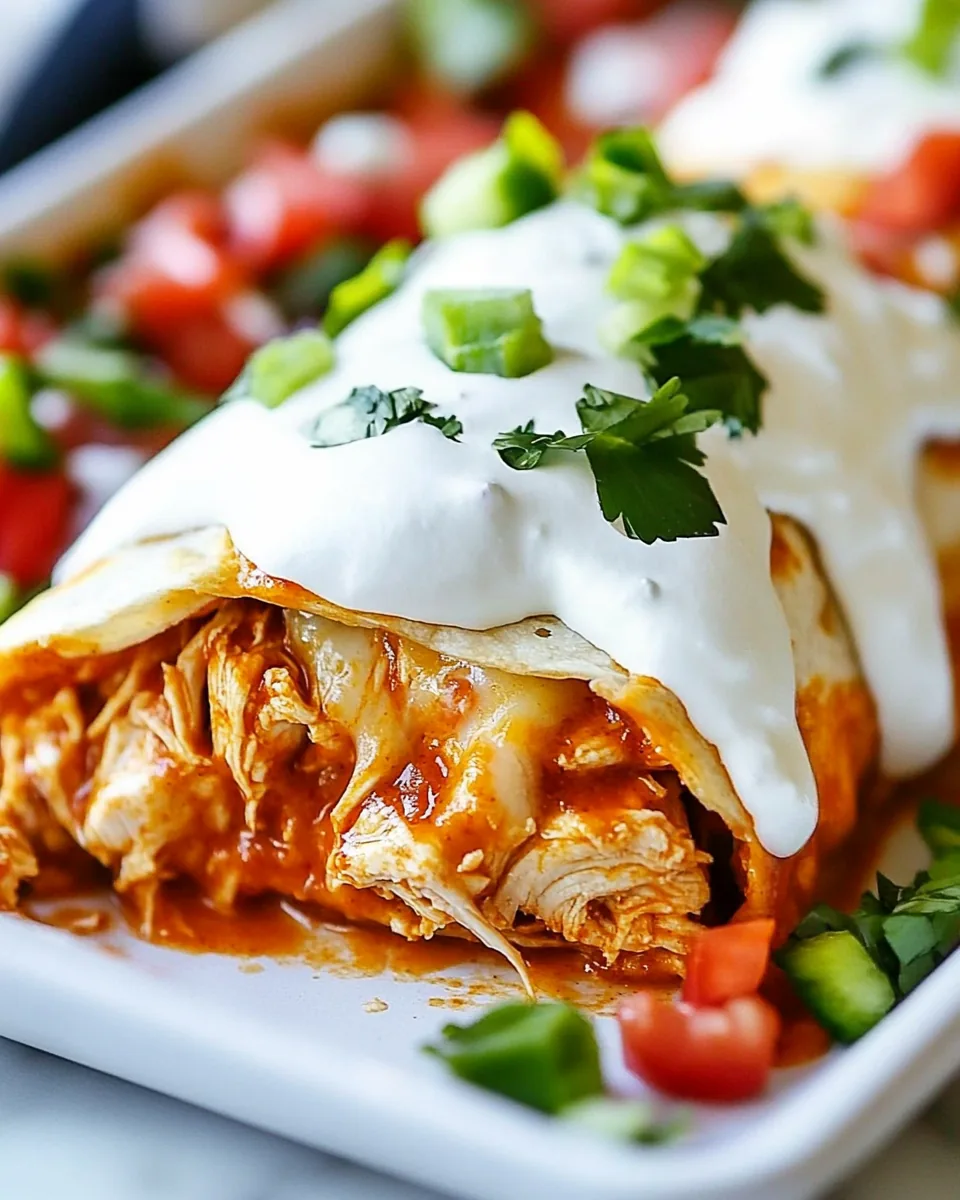 Smothered Buffalo Chicken Baked Burritos