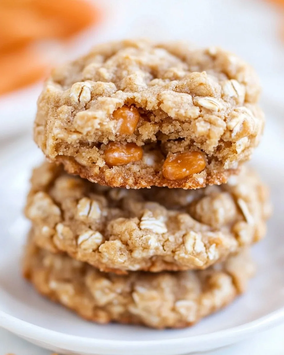 Soft and Chewy Oatmeal Scotchies Cookies