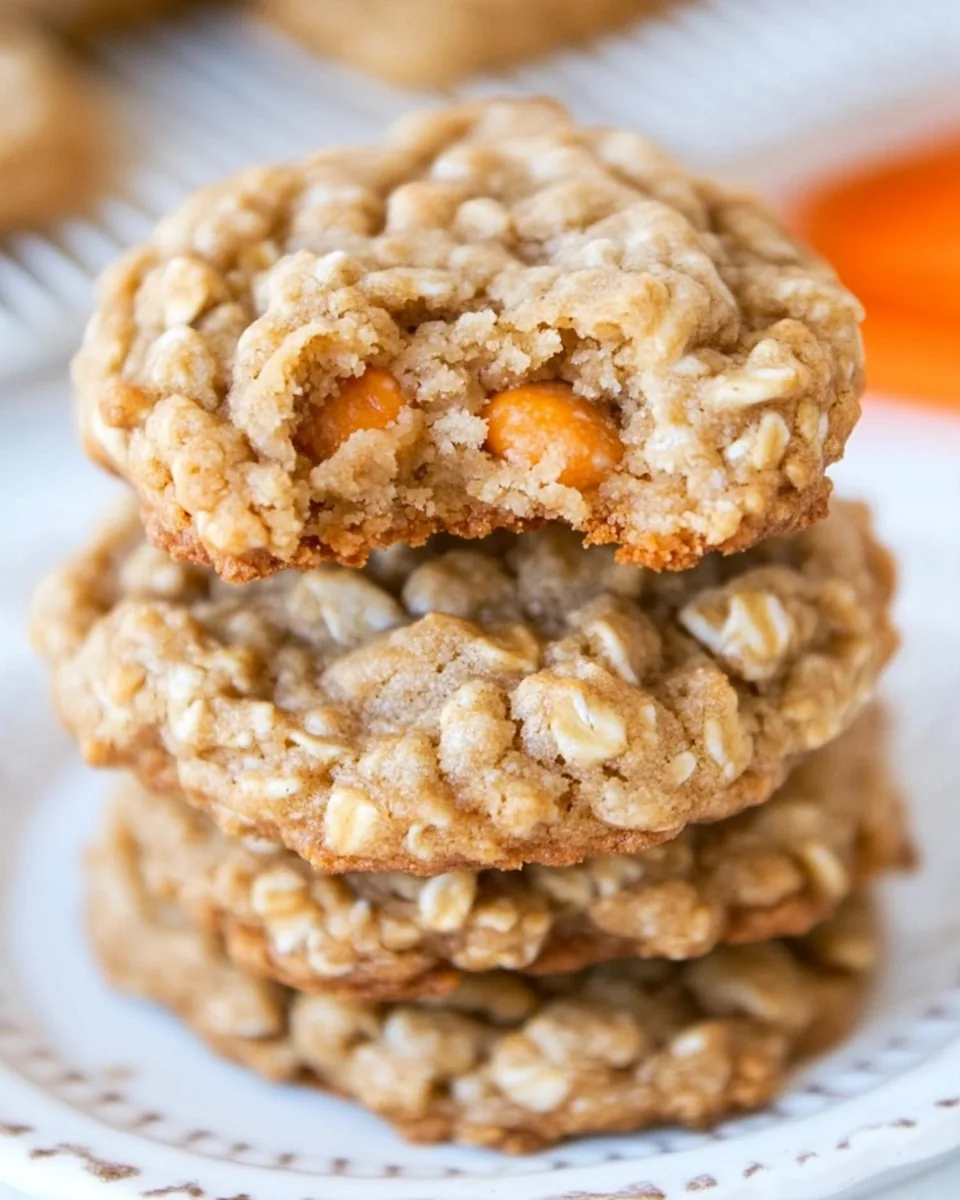 Soft and Chewy Oatmeal Scotchies Cookies