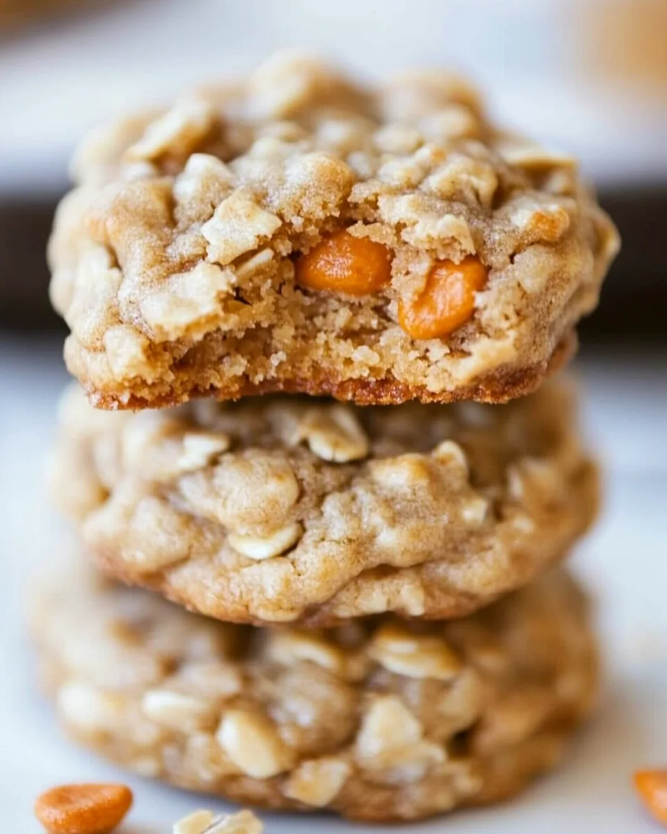 Soft and Chewy Oatmeal Scotchies Cookies