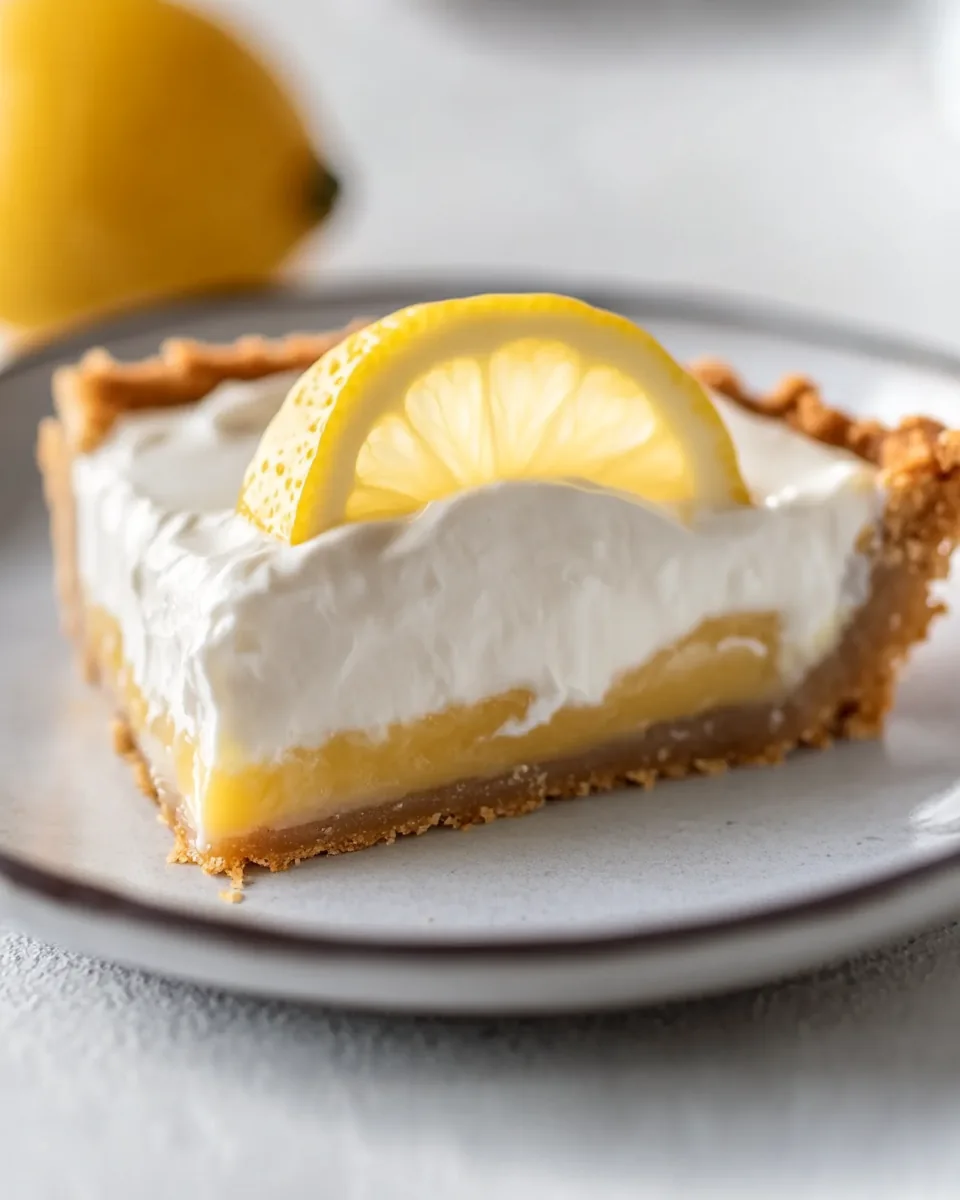 Sour Cream Lemon Pie