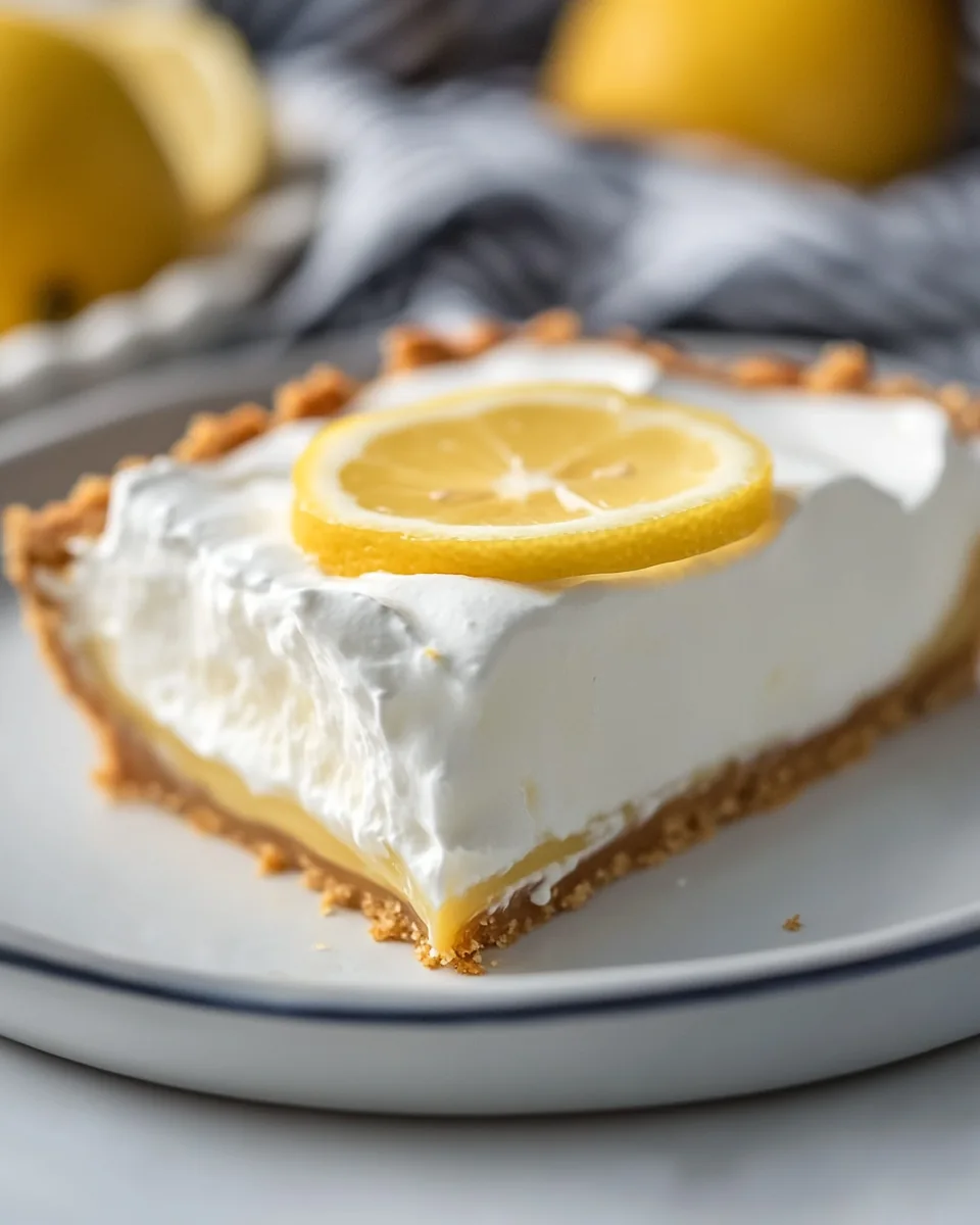 Sour Cream Lemon Pie