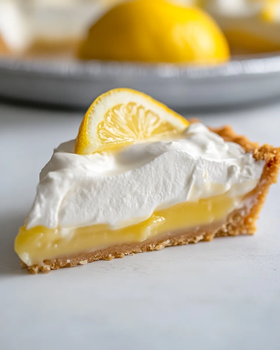 Sour Cream Lemon Pie