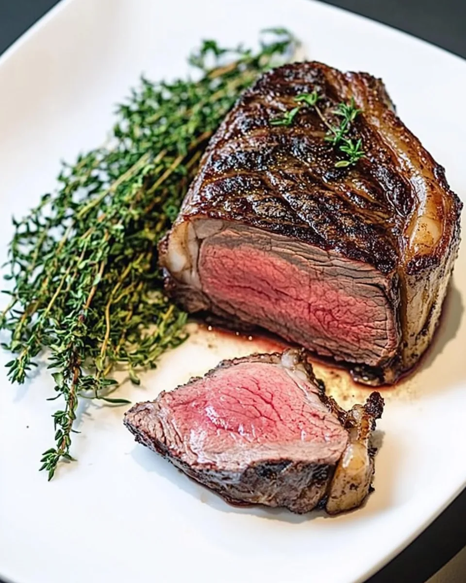 Sous Vide Prime Rib Steak