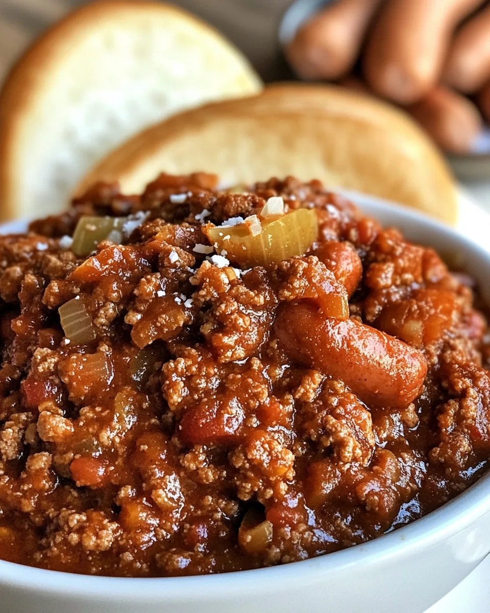 South Carolina Hot Dog Chili Recipe