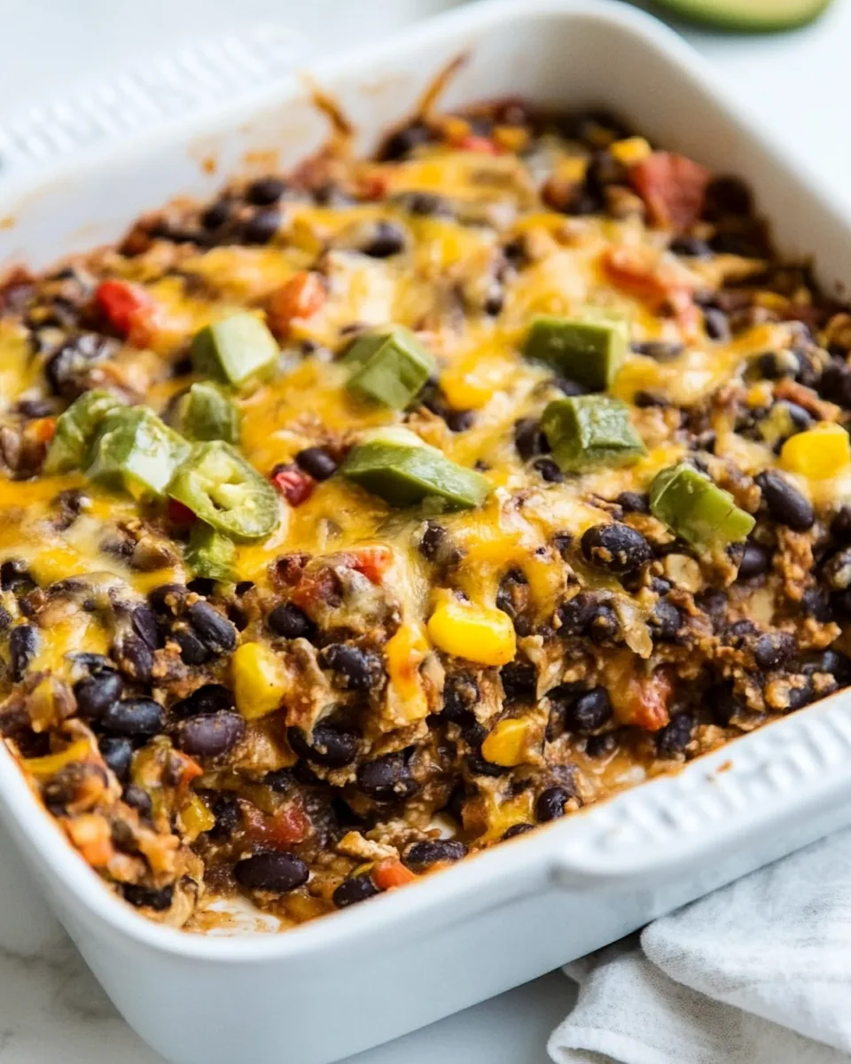 Southwestern Black Bean Casserole
