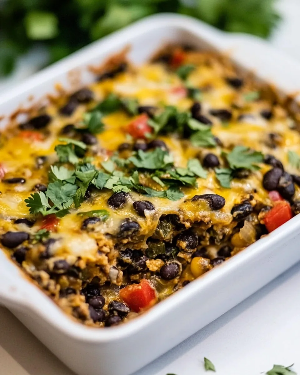 Southwestern Black Bean Casserole