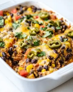 Southwestern Black Bean Casserole