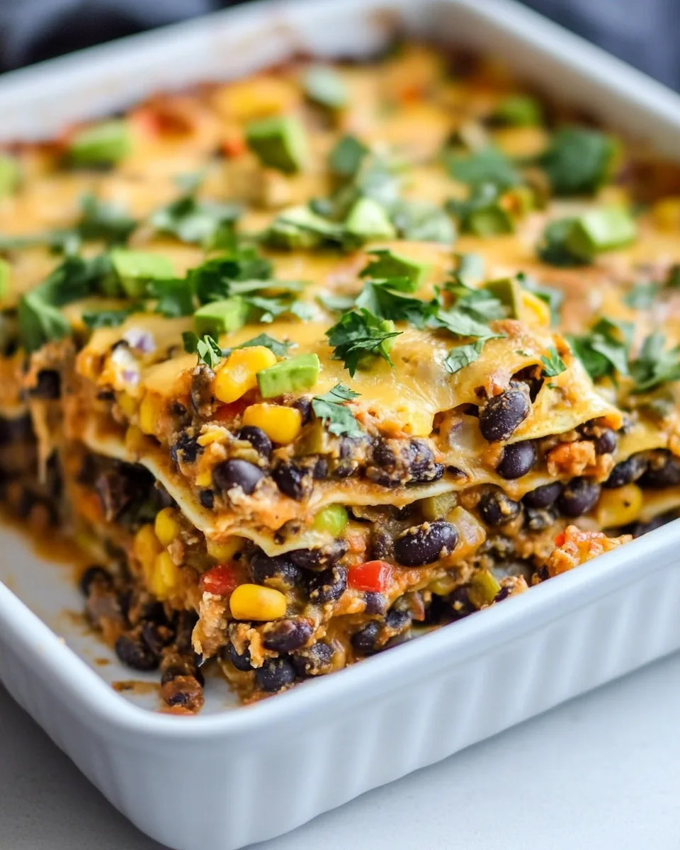 Southwestern Black Bean Casserole