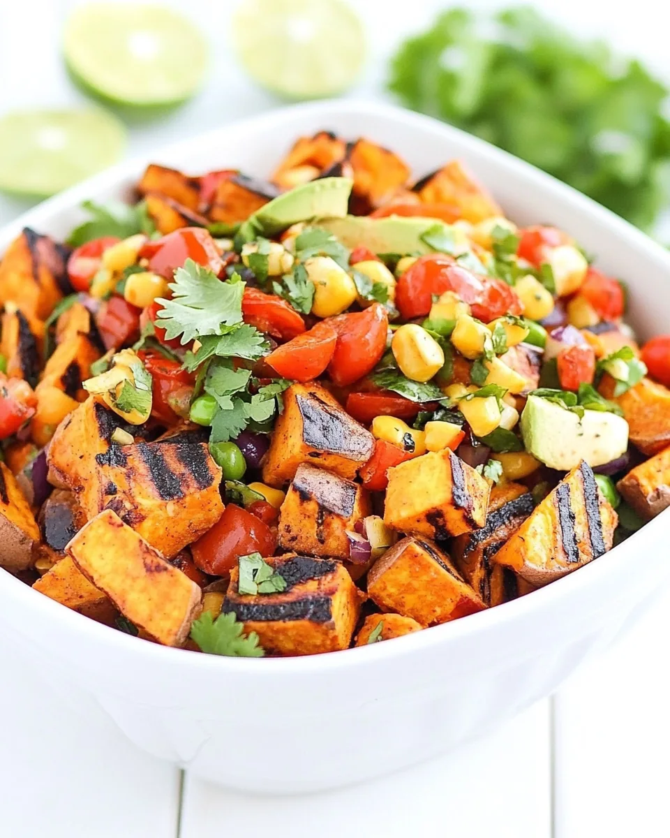 Southwestern Grilled Sweet Potato Salad