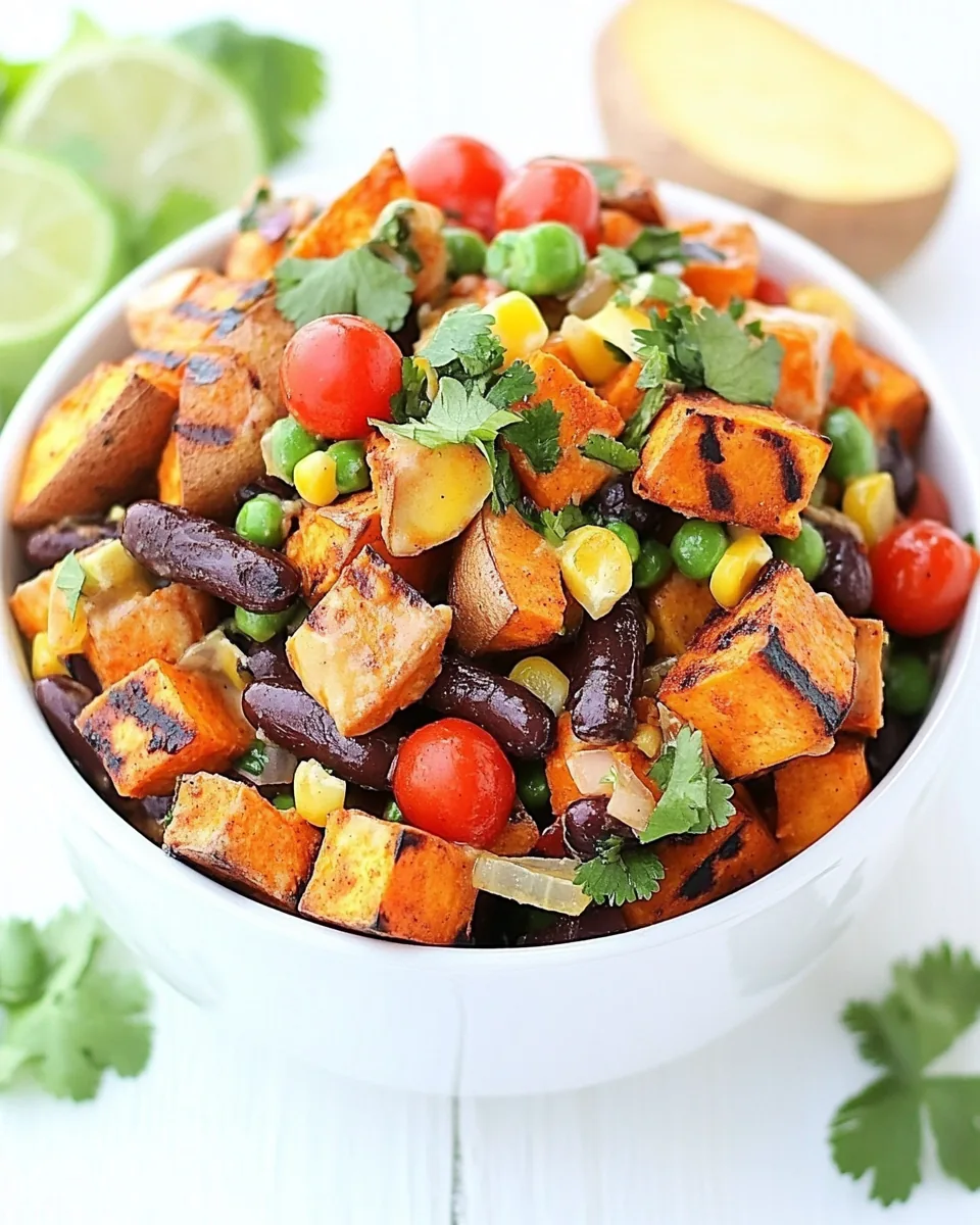 Southwestern Grilled Sweet Potato Salad