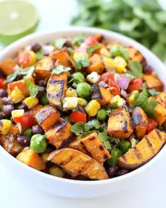 Southwestern Grilled Sweet Potato Salad