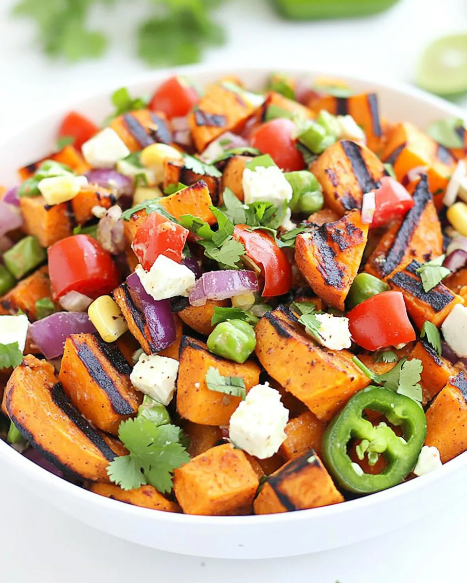Southwestern Grilled Sweet Potato Salad