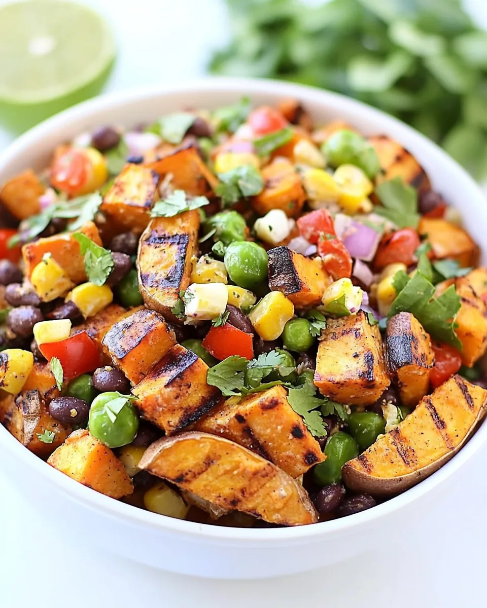 Southwestern Grilled Sweet Potato Salad