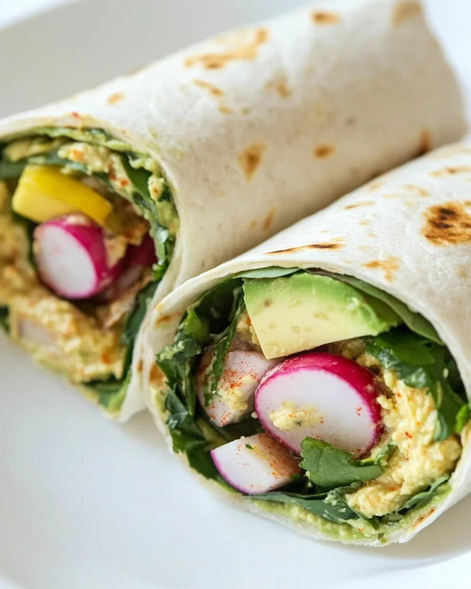 Spicy Hummus Wraps