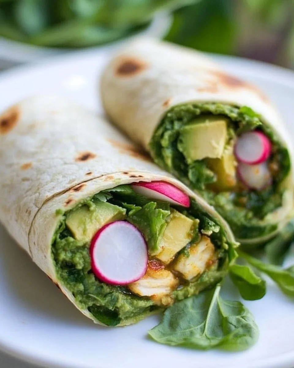 Spicy Hummus Wraps