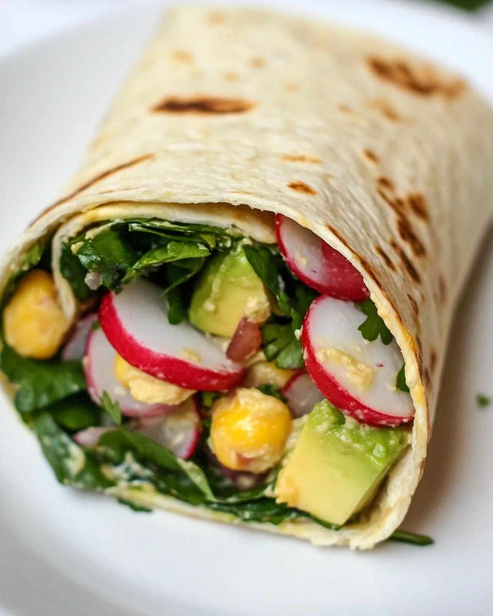 Spicy Hummus Wraps