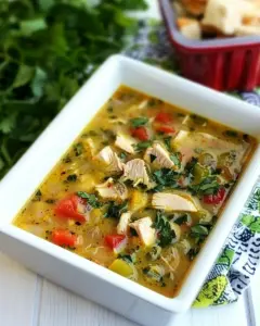 Spicy Leftover Turkey Soup