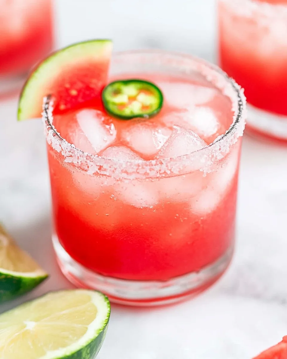 Spicy Watermelon Margarita