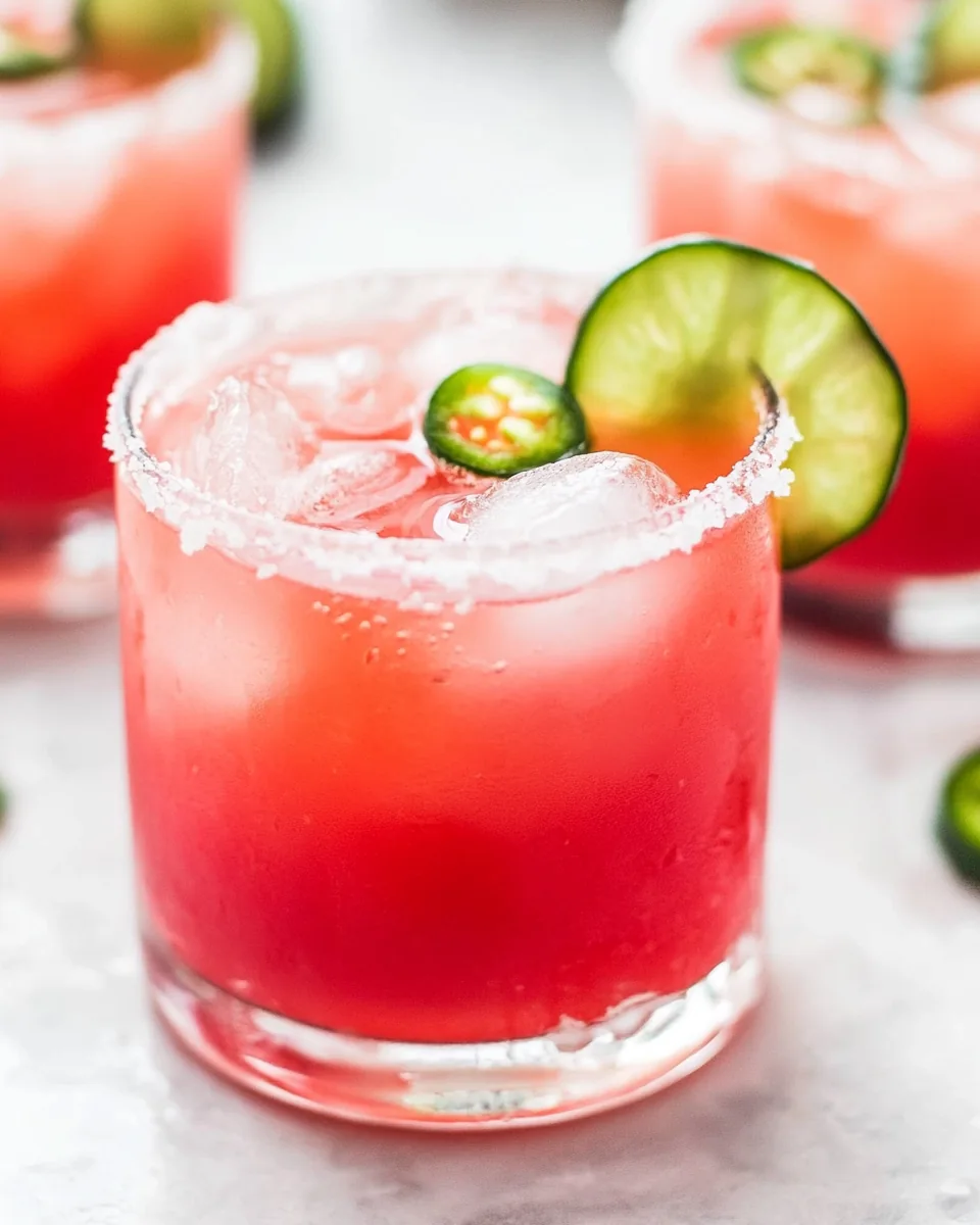 Spicy Watermelon Margarita