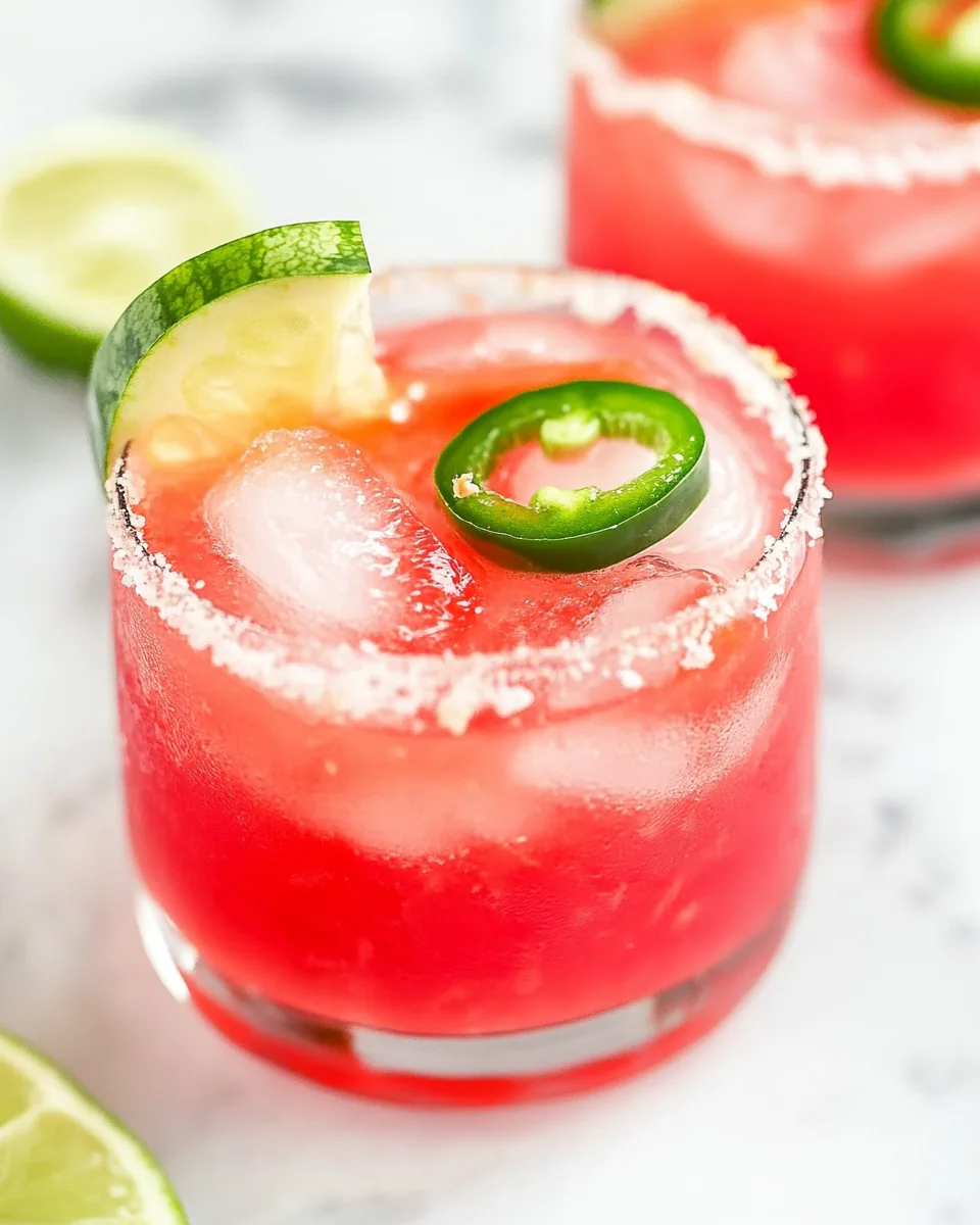 Spicy Watermelon Margarita