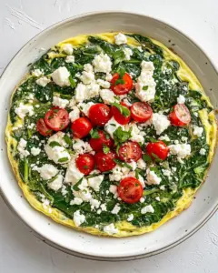 Spinach Feta Frittata