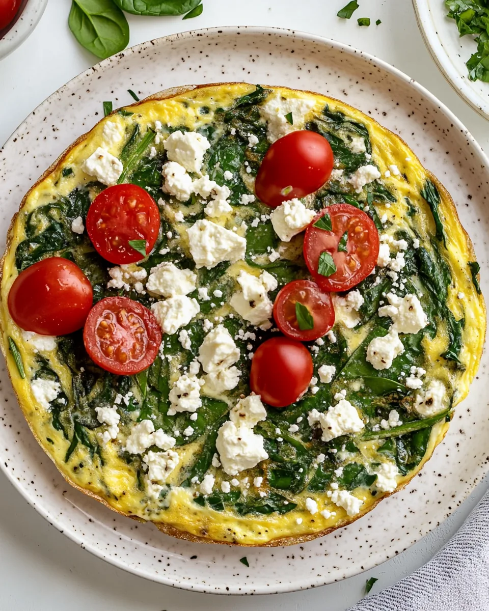Spinach Feta Frittata