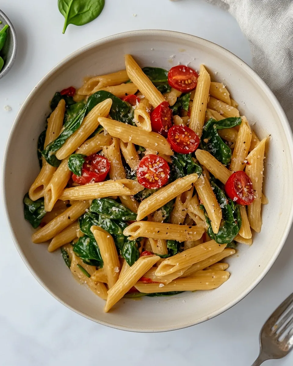 Spinach Tomato Pasta